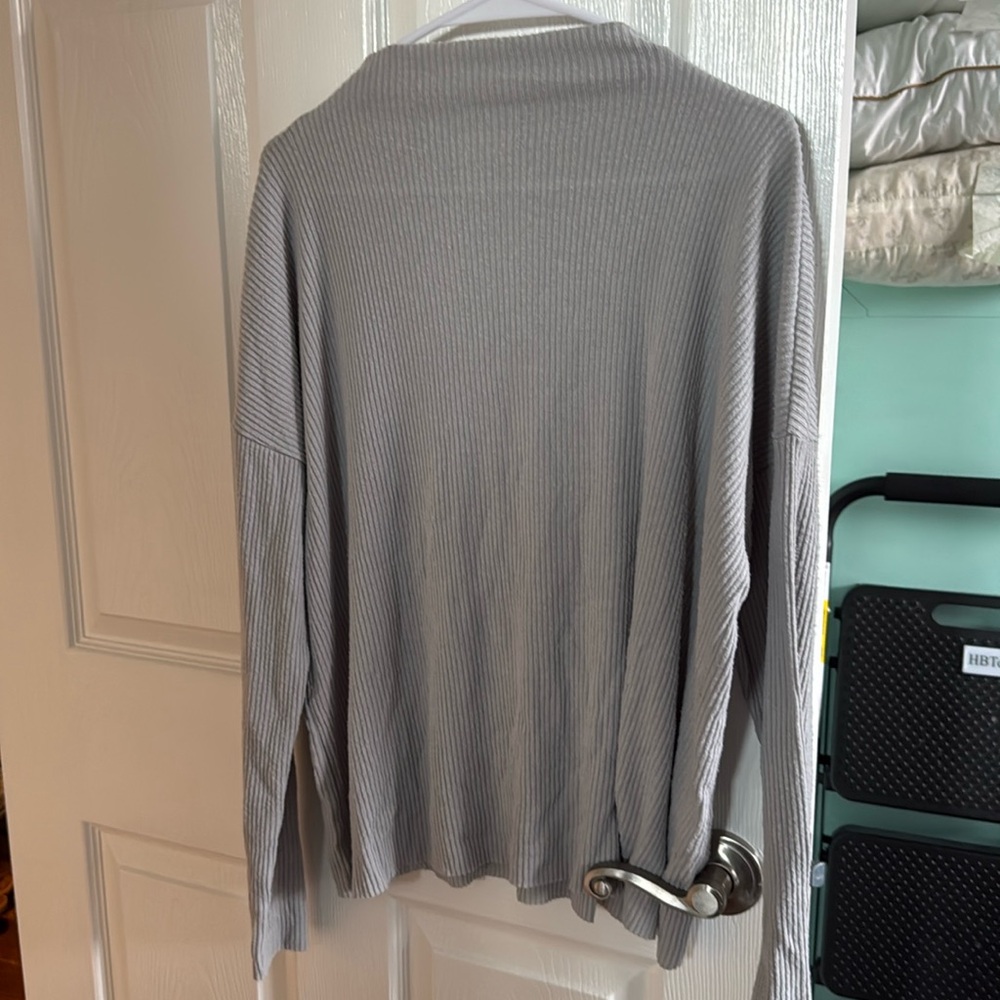 Gray sweater